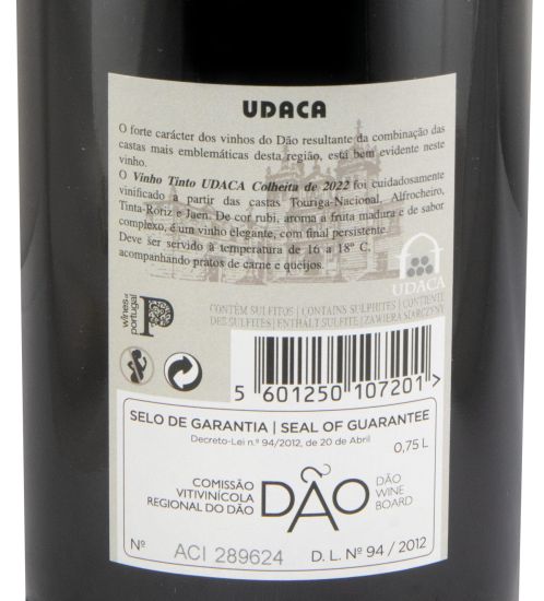 2022 UDACA tinto