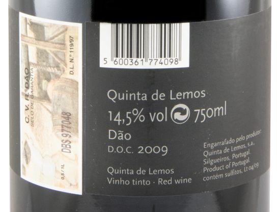 2009 Quinta de Lemos Tinta Roriz tinto