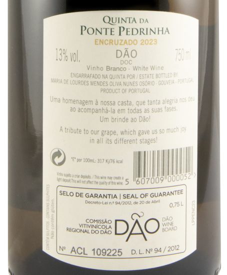 2023 Quinta da Ponte Pedrinha Encruzado white