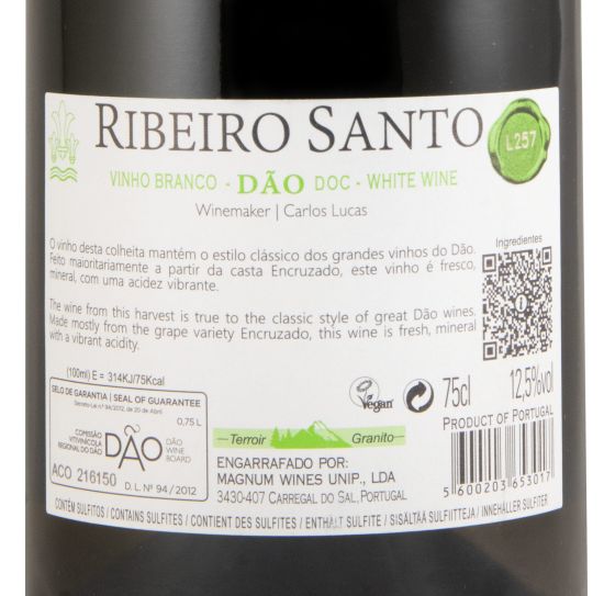 2024 Ribeiro Santo white (damaged label)