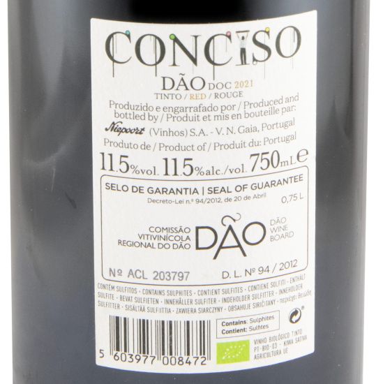 2021 Niepoort Conciso biológico tinto