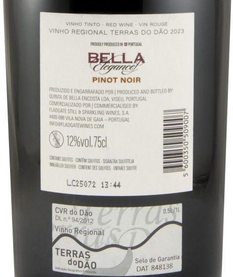 2023 Bella Élégance Pinot Noir tinto