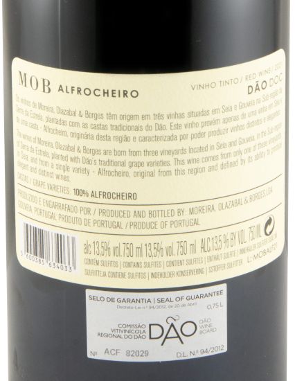 2021 Moreira. Olazabal & Borges MOB Alfrocheiro red
