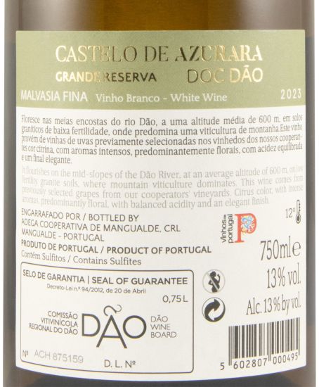 2023 Castelo de Azurara Malvasia Fina Grande Reserva branco