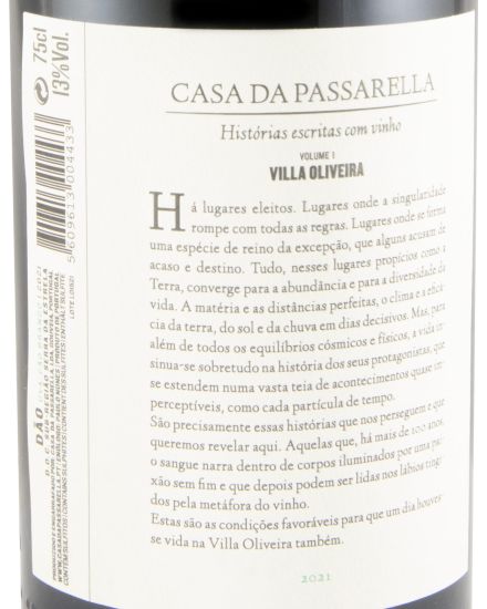 2021 Casa da Passarella Villa Oliveira Uva-Cão branco