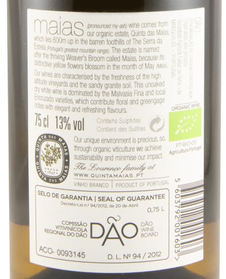 2023 Maias organic white