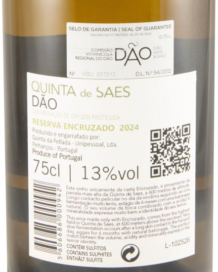 2024 Quinta de Saes Encruzado white