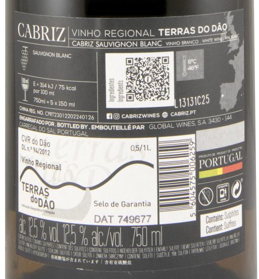 2024 Cabriz Sauvignon Blanc branco