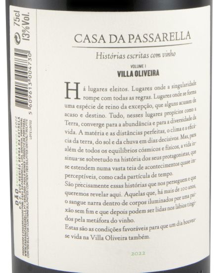 2022 Casa da Passarella Villa Oliveira Encruzado white