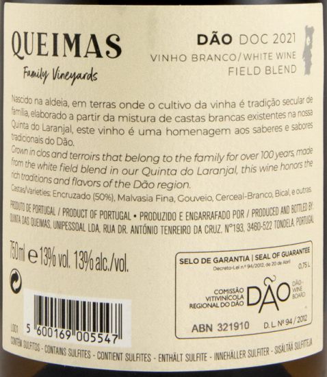 2021 Queimas Field Blend white