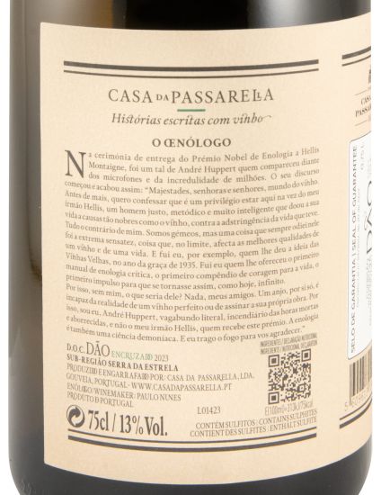 2023 Casa da Passarella O Oenólogo Encruzado white