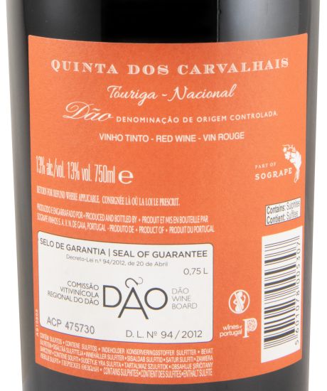 2021 Quinta dos Carvalhais Touriga Nacional tinto