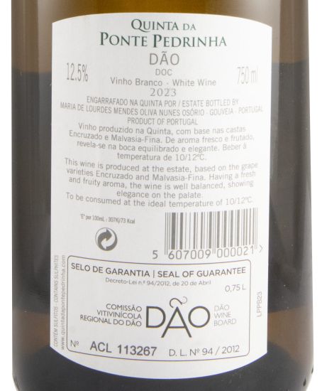 2023 Quinta da Ponte Pedrinha white