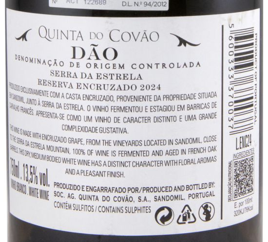 2024 Quinta do Covão Encruzado Reserva branco