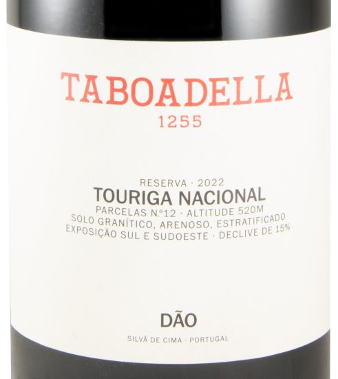2022 Taboadella Touriga Nacional Reserva red 1.5L