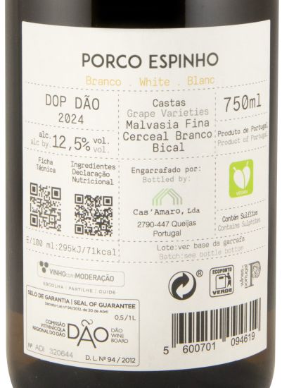 2024 Porco Espinho white