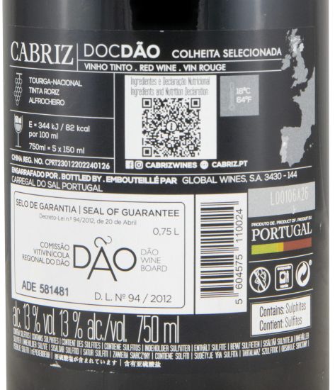 2023 Cabriz Colheita Selecionada tinto