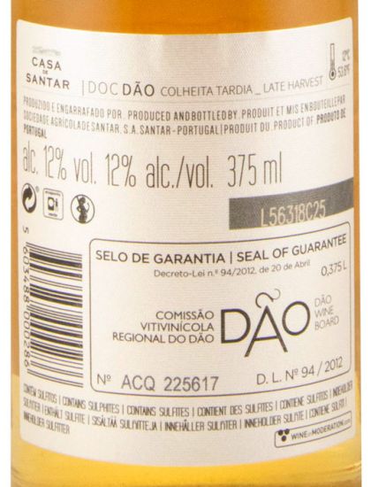 2022 Casa de Santar Outono de Santar Colheita Tardia branco 37,5cl