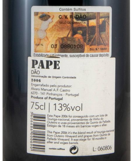 2006 Quinta da Pellada Pape tinto