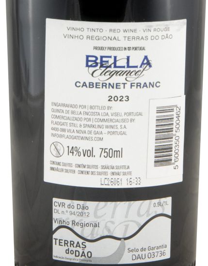 2023 Bella Élégance Cabernet Franc red