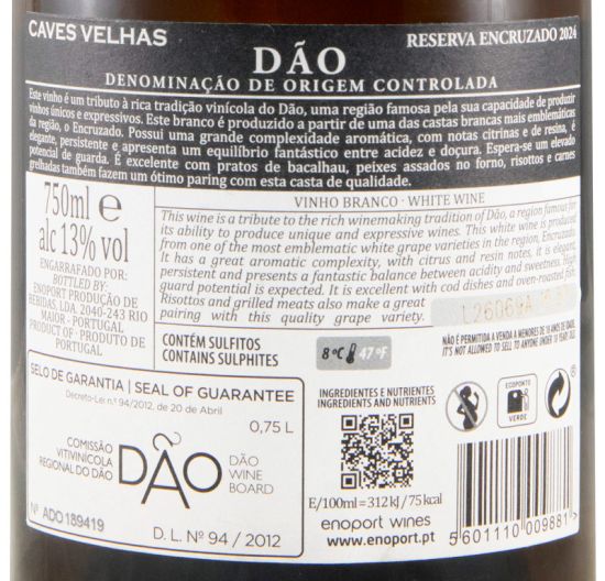 2024 Caves Velhas Encruzado Reserva white