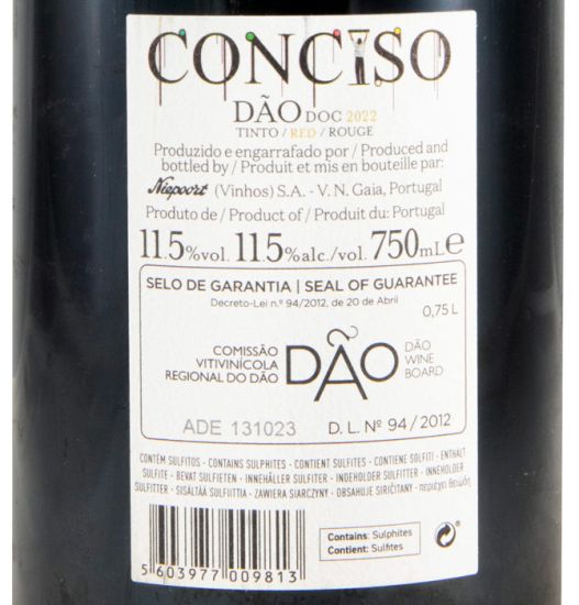 2022 Niepoort Conciso red