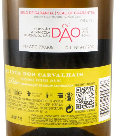 2025 Quinta dos Carvalhais white