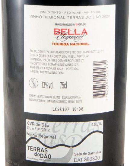 2020 Bella Élégance Touriga Nacional red