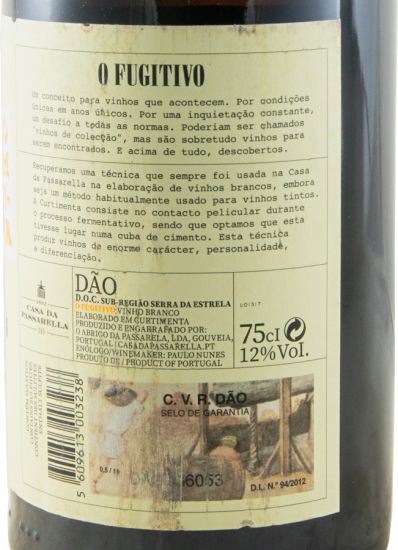 2017 Casa da Passarella O Fugitivo Curtimenta branco