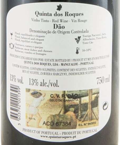 2022 Quinta dos Roques red