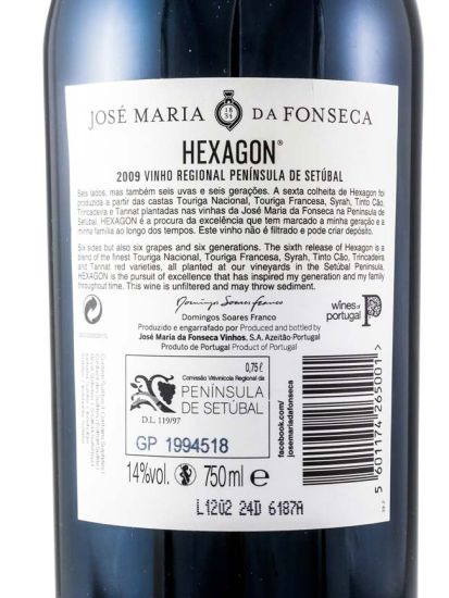 2009 José Maria da Fonseca Hexagon tinto