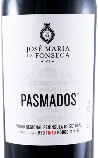 2016 José Maria da Fonseca Pasmados red