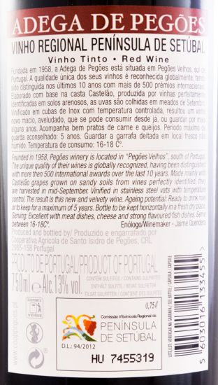 2016 Pegões Regional red