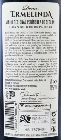 2013 Dona Ermelinda Grande Reserva red