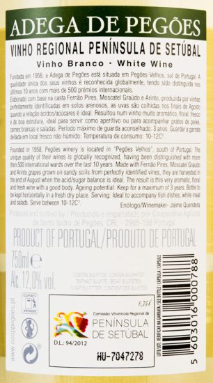 2016 Pegões Regional branco