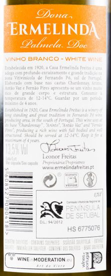 2016 Dona Ermelinda white