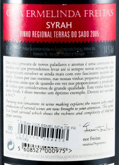 2005 Ermelinda de Freitas Syrah tinto