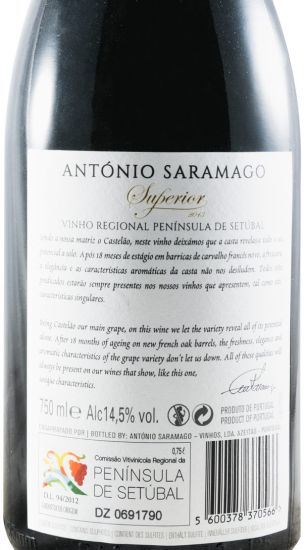2013 António Saramago Superior red