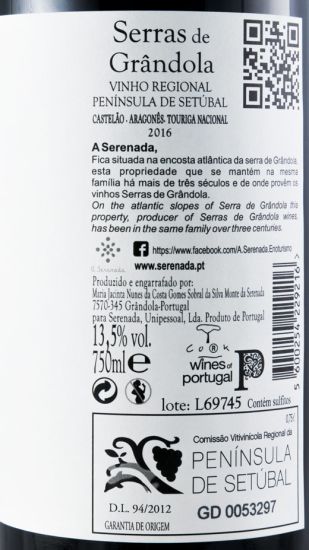 2016 Serras de Grândola red