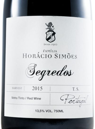 2015 Horácio Simões Segredos Tinta Santiago red