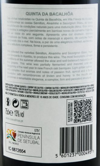 2017 Quinta da Bacalhôa branco