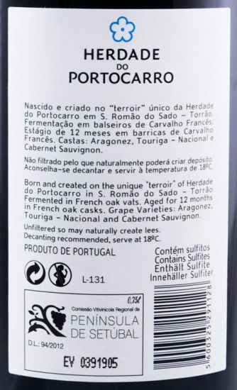 2013 Herdade do Portocarro red