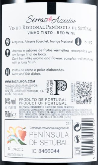 2017 Serras de Azeitão tinto