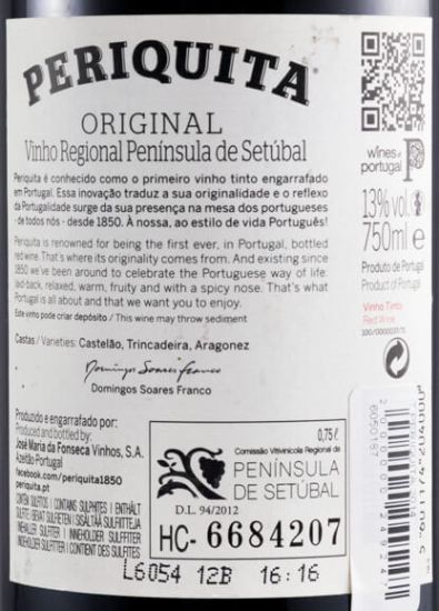 2014 José Maria da Fonseca Periquita tinto