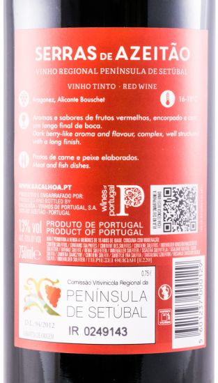 2018 Serras de Azeitão red