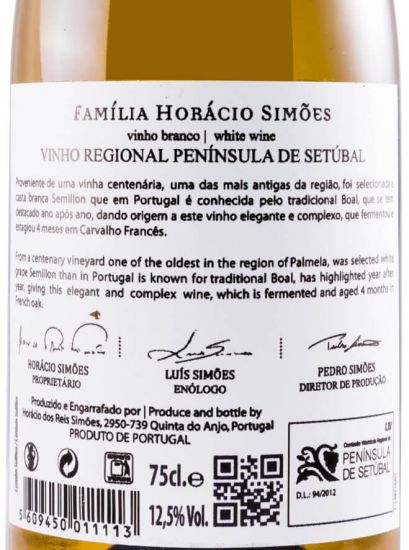 2018 Horácio Simões Tradição Boal branco