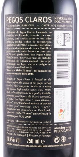2015 Pegos Claros Vinhas Velhas Reserva tinto