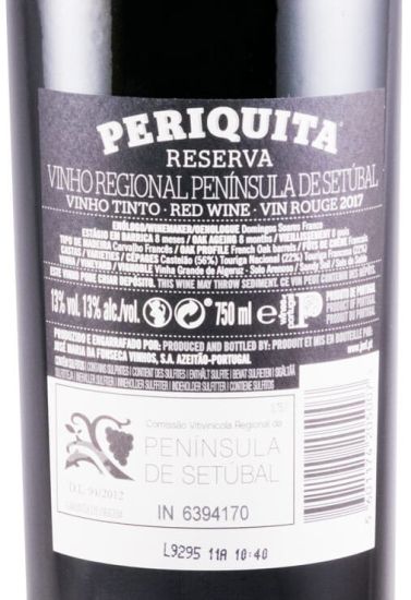 2017 José Maria da Fonseca Periquita Reserva tinto
