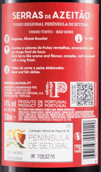 2019 Serras de Azeitão red