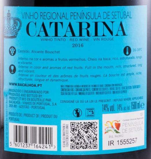 2016 Bacalhôa Catarina red 1.5L